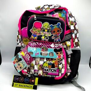 4piece backpack for kids brand new with tag
